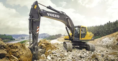 Гусеничный экскаватор Volvo 290